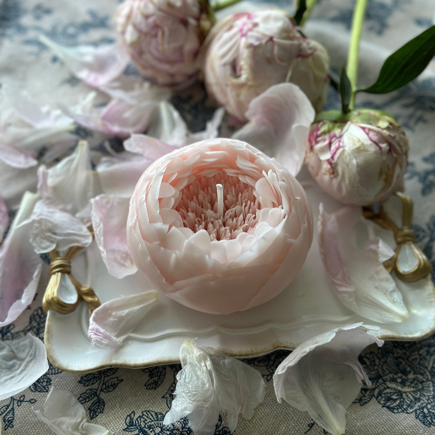 BEST SELLER Peony Flower Candle