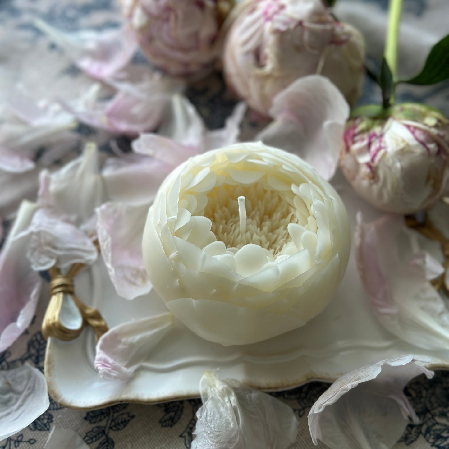BEST SELLER Peony Flower Candle