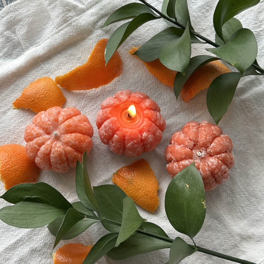 Mandarin Candle (3 per order)