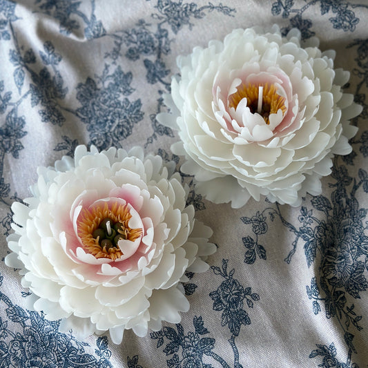BEST SELLER Peony Bloom Flower Candle