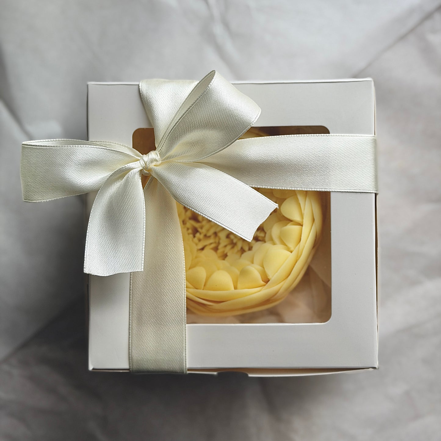 Butter Yellow Peony Candle