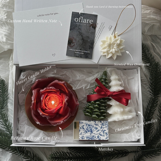 Holiday Gift Box - Snow Rose