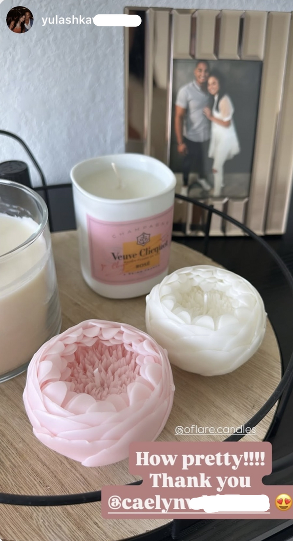 Instagram story featuring customer review