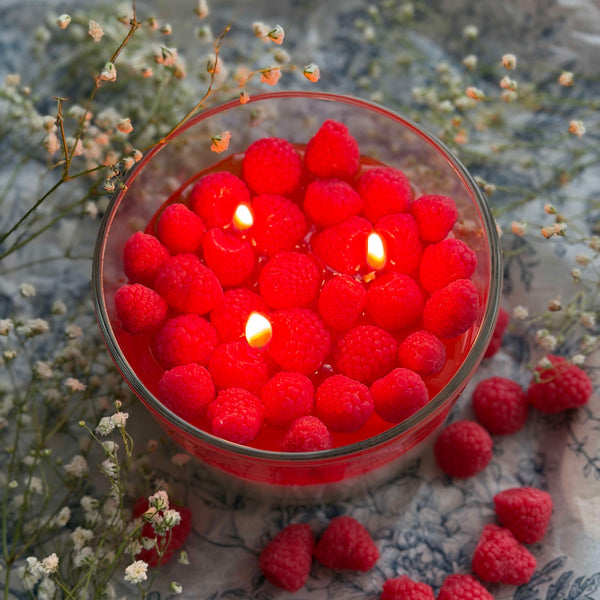 Large Raspberry Parfait Candle