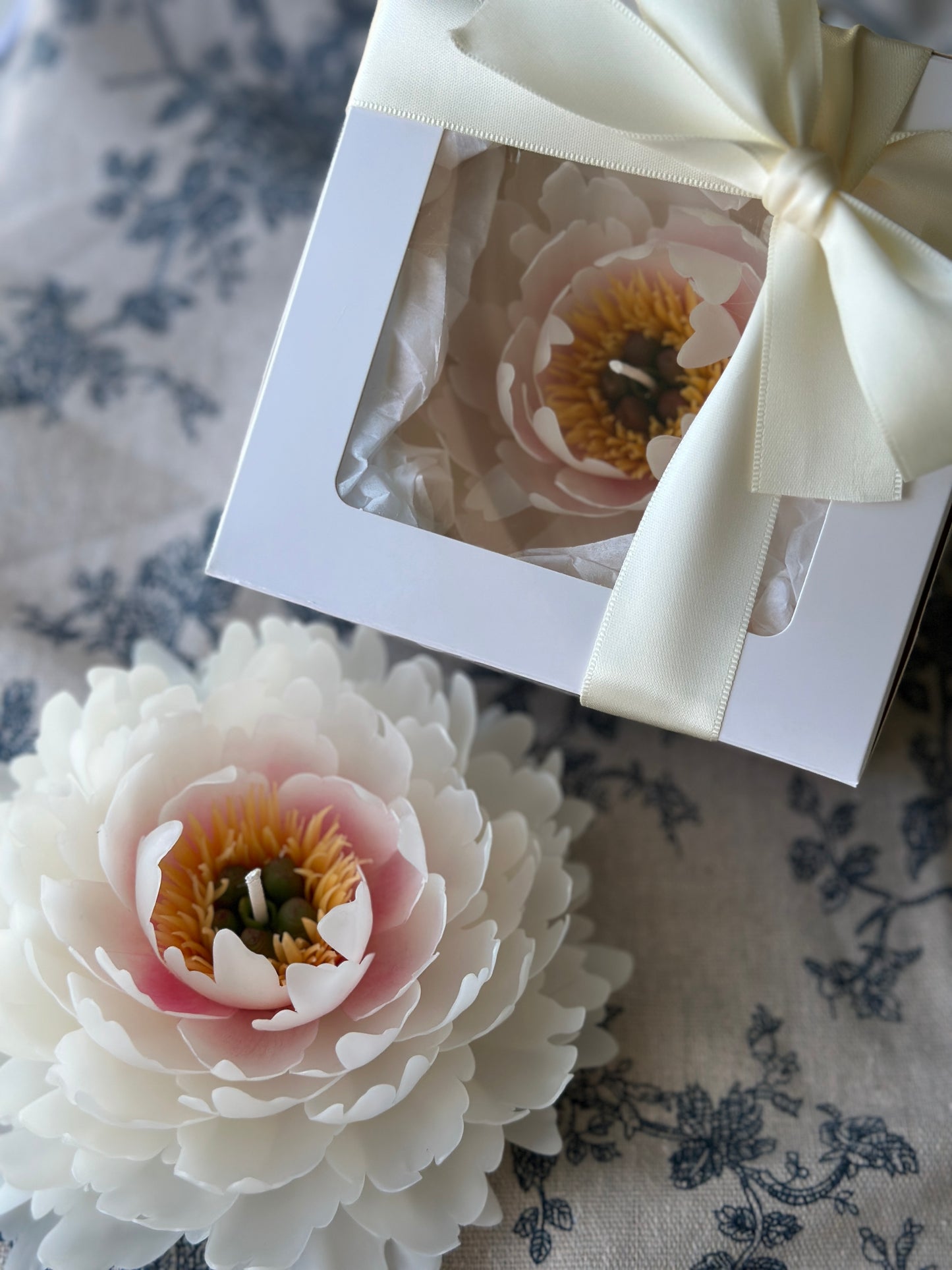 BEST SELLER Peony Bloom Flower Candle