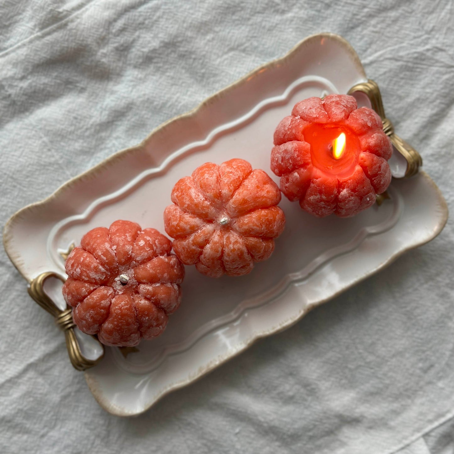 Mandarin Candle  (3 per order)