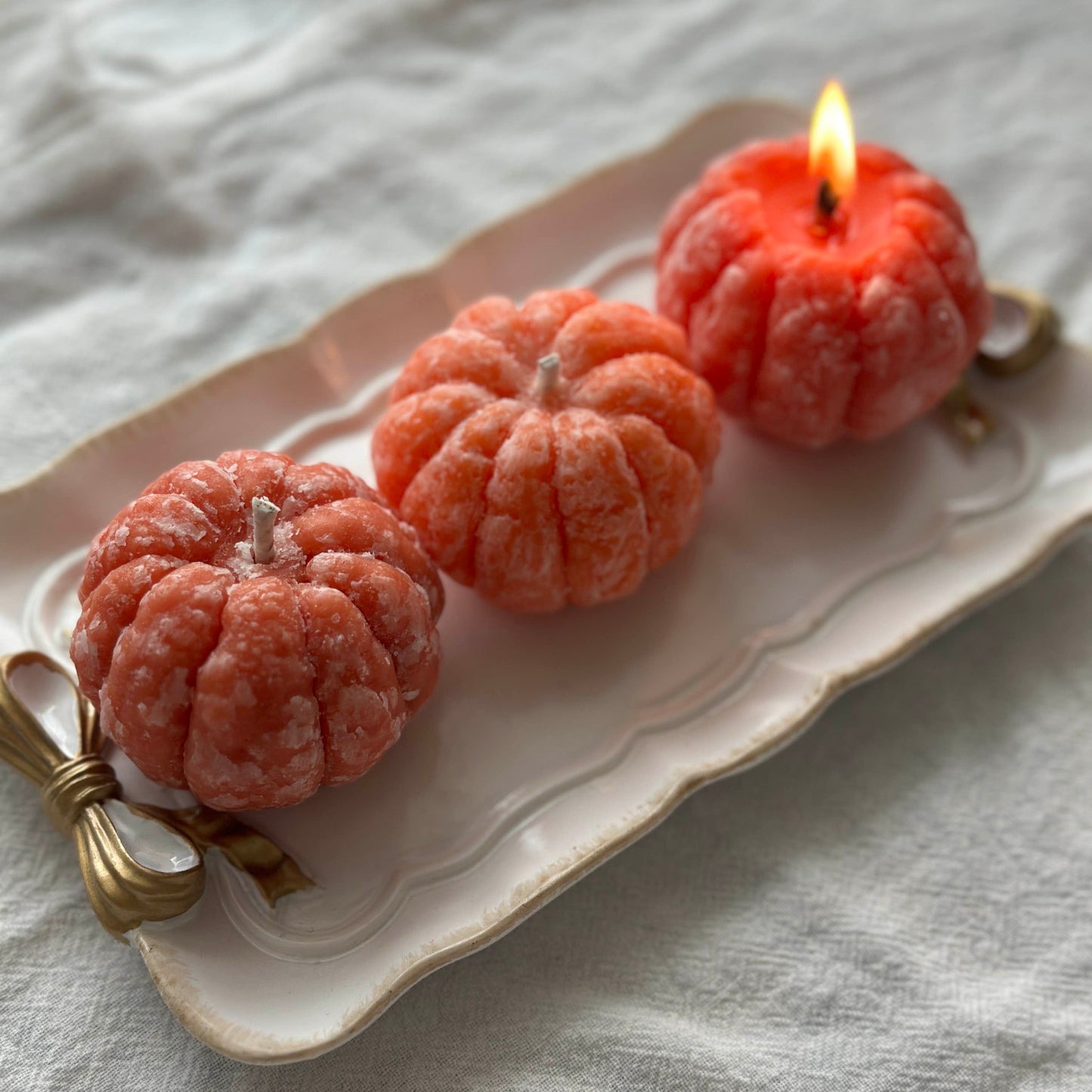 Mandarin Candle  (3 per order)