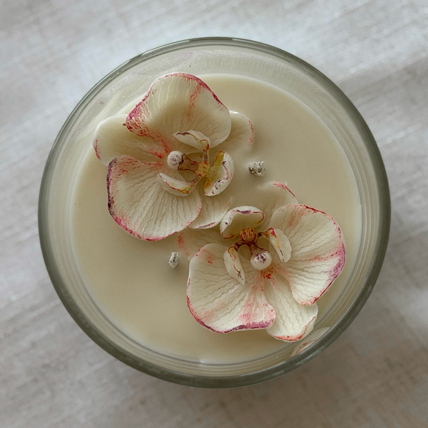 Orchid Beeswax Candle